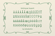 Curlicue Garden Whimsical Hand Drawn, a Handwritten Font by Denustudios (Thumbnail 11 of 12)