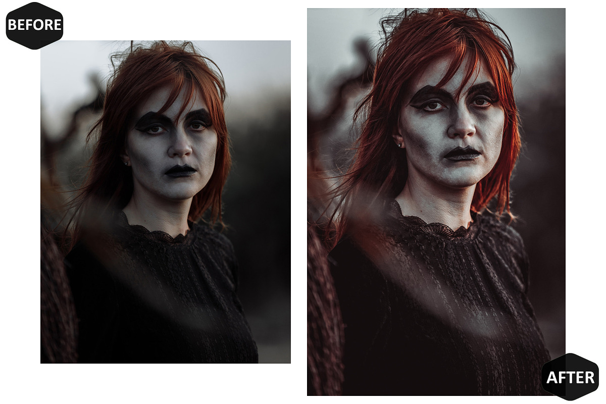 12 Day of the Dead Photoshop Actions, an Action Add-On by Hue Palettte Studio (Photo 6 of 10)
