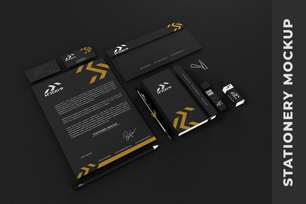 Branding Stationery Mockup, a Product Mockup by Pixie Creative (Photo 2 of 6)