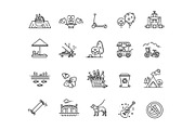 City Park Icons Set, an Object Illustration by Tettygreen (Thumbnail 2 of 3)