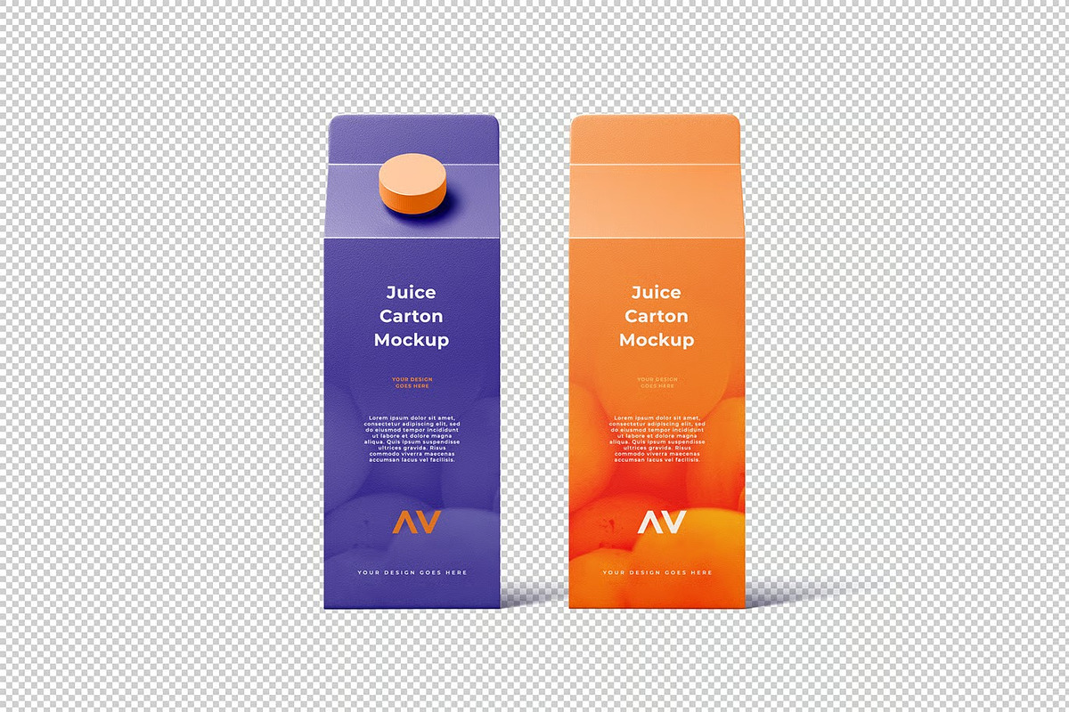 Juice Carton Mockup, a Product Mockup by zpackcreative (Photo 4 of 4)