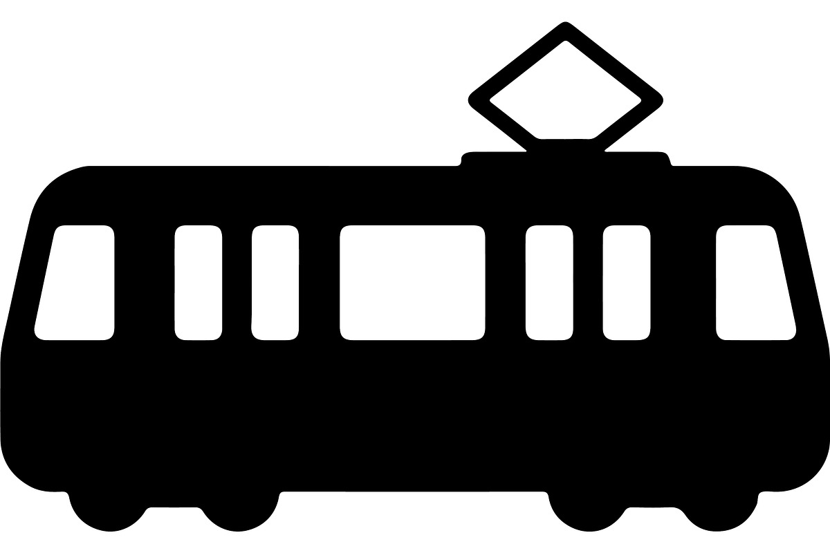 Train and subway silhouette, a Transportation Illustration by abu67222 (Photo 9 of 13)