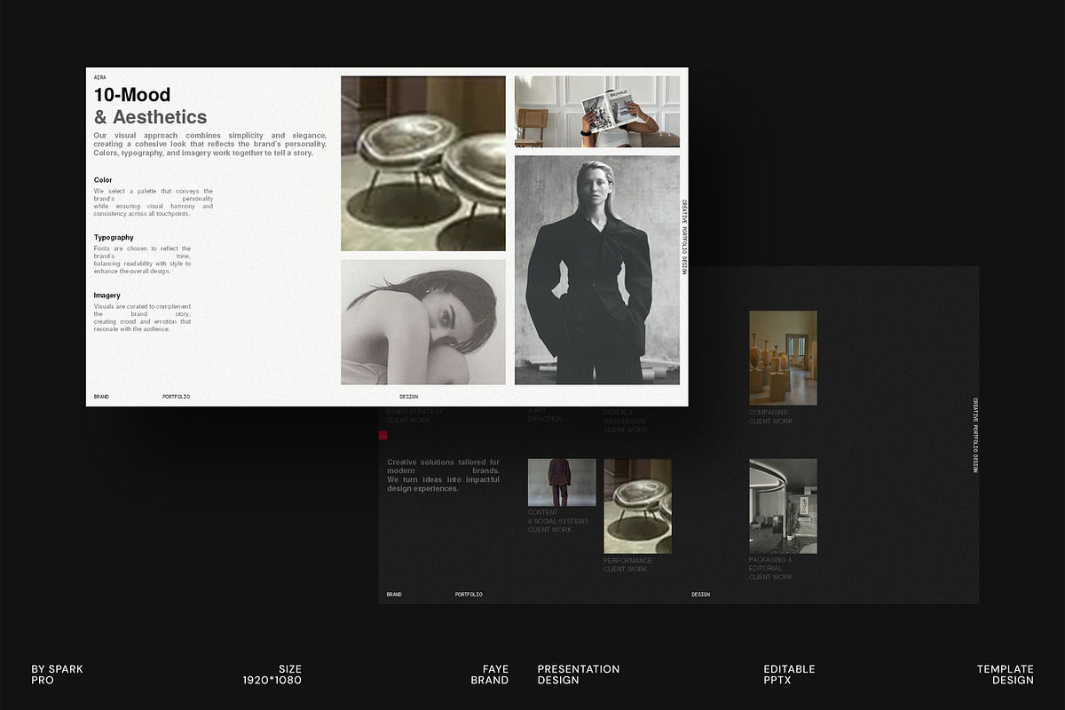 AIRA | Portfolio Design, a Presentation Template by SparkPro (Photo 7 of 11)