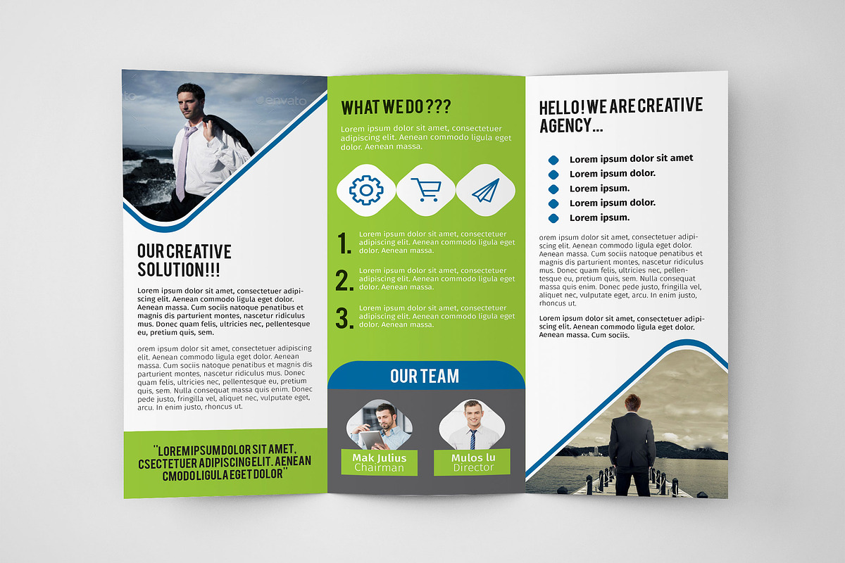 Business Trifold Brochure, a Brochure Template by ZAAS (Photo 5 of 6)
