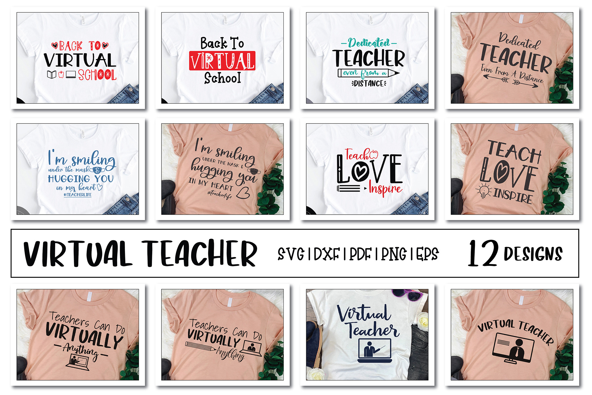 Virtual Teacher SVG Bundle, a Graphic by CraftlabSVG