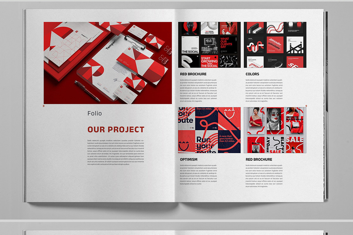 Red Marketing Studio Brochure, a Brochure Template by Boris Cupac (Photo 6 of 7)
