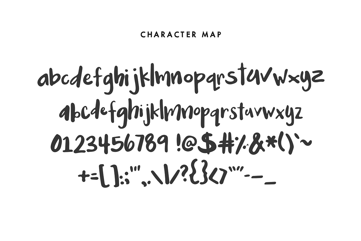 Klunker - A Handwritten Font preview 2