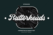 Butterheads - Handwritten Font, a Script Font by Brightone (Thumbnail 1 of 9)
