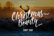 Christmas Beauty + Swashes, a Script Font by Hart Foundry™ (Thumbnail 1 of 7)