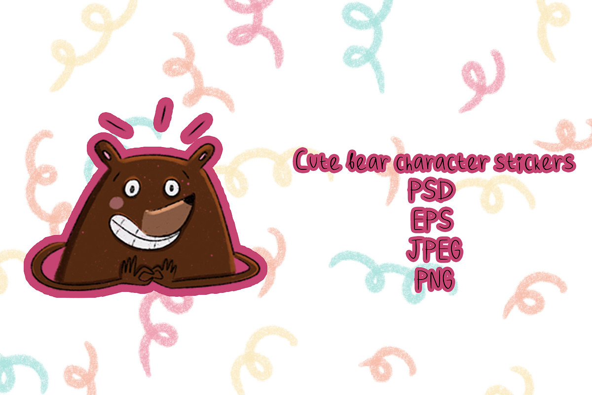 Bear emojis for social media, a Decorative Illustration by SaintPic illustrations (Photo 2 of 2)