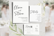 Modern Script Invitation Canva bd007, an Invitation Template by TyphoonStudio (Thumbnail 1 of 10)