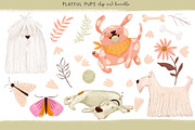 Pups Dog Breeds Clipart Bundle, a Decorative Illustration by Bridgett Stahlman Design (Thumbnail 2 of 6)