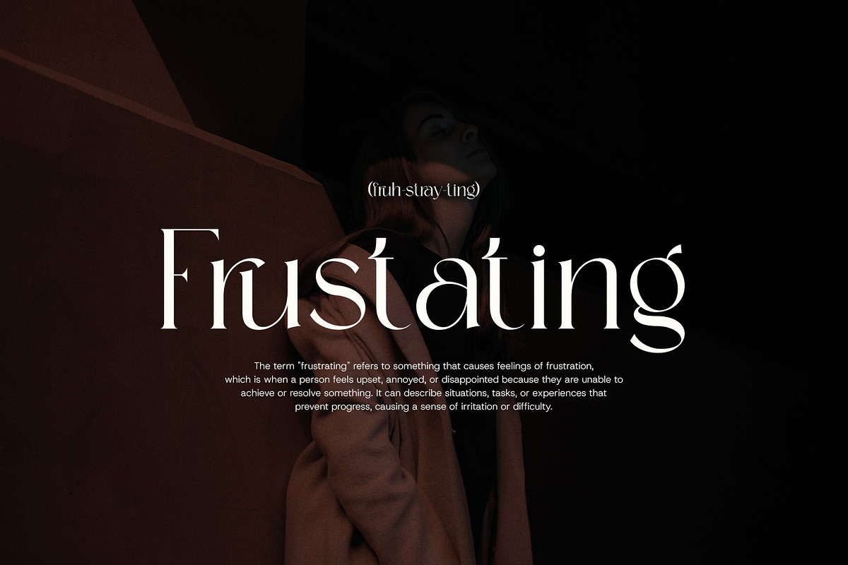 Ganthe Modern Serif Font, a Serif Font by Perfectype (Photo 6 of 7)