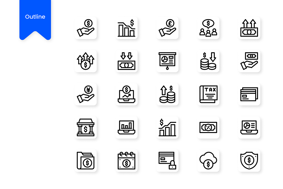 Finance Icon, a Duotone Icon by HacaStudio (Photo 2 of 3)