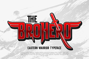 Brohero Typeface