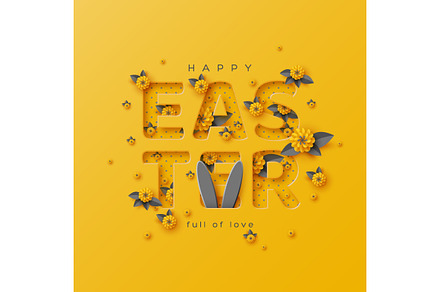 Easter holiday greeting card., a Poster Template by Liudmyla Matviiets
