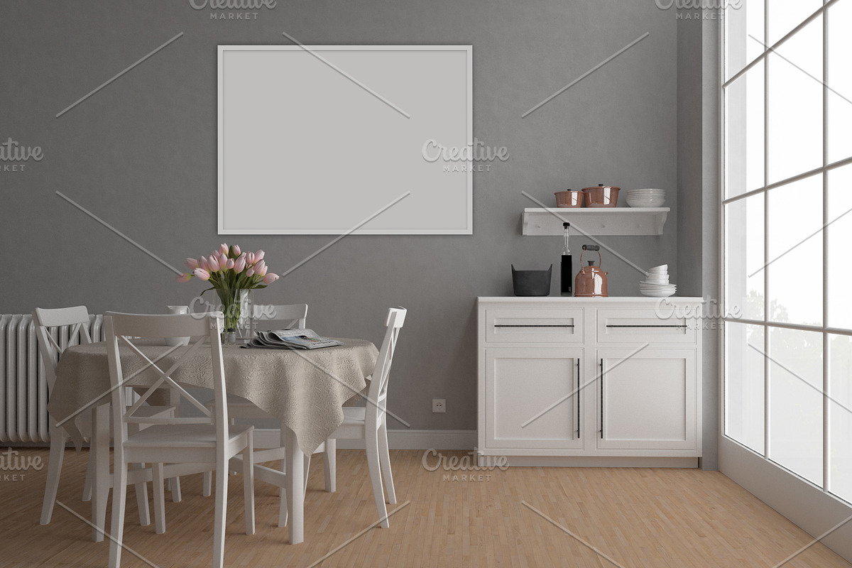 Interior mockup - vintage kitchen, an Architecture Photo by Hunny Badger (Photo 7 of 9)