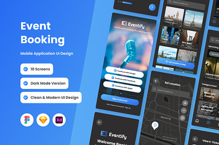 Eventify - Event Booking Mobile App, an App Template by twinstd