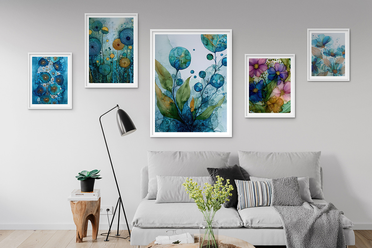 Modern Alcohol Ink Illustration, a Decorative Illustration by Housui Patterns (Photo 9 of 9)