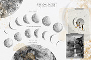 SALE! Watercolor moon collection, a Texture Illustration by Tiana Geo (Thumbnail 4 of 13)