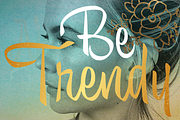 Trendy, a Font by Calderón (Thumbnail 3 of 10)