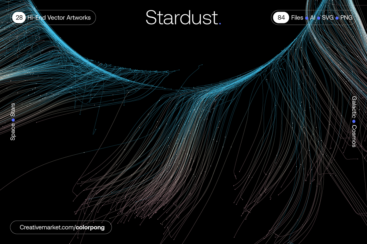 Stardust - Vector Bundle, a Technology Illustration by Colorpong (Photo 12 of 21)