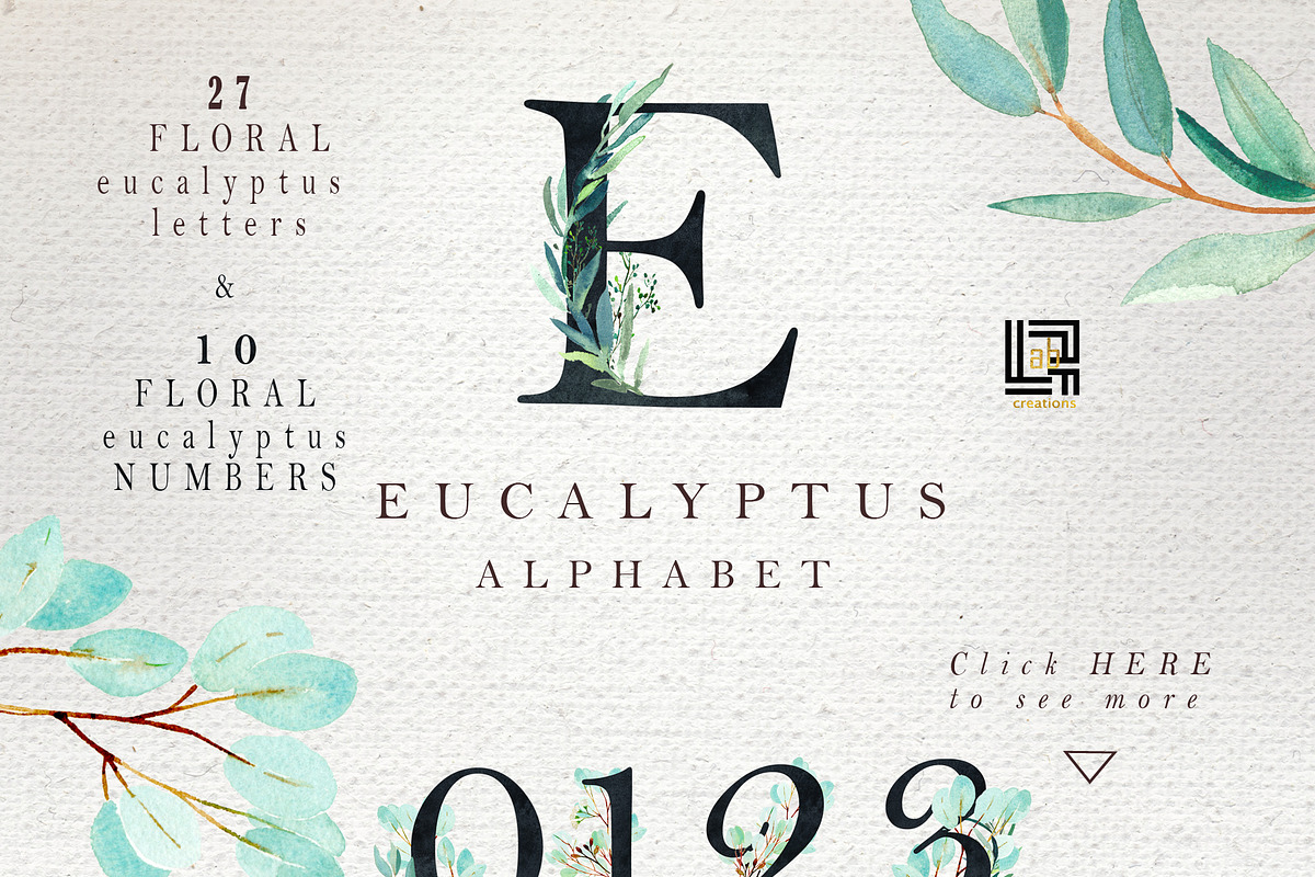 Eucalyptus Watercolor Greenery, a Healthcare Illustration by LABFcreations (Photo 4 of 11)