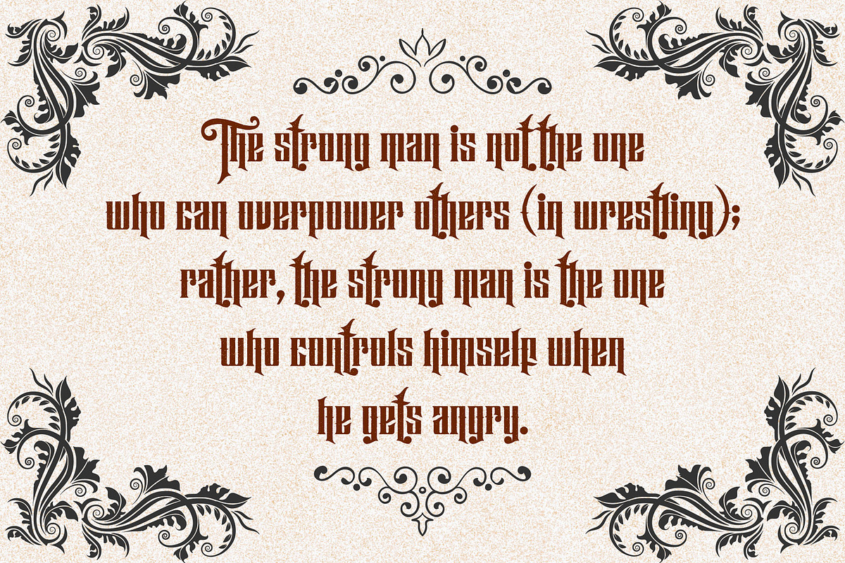Hijrah, a Blackletter Font by Omotu Studio (Photo 12 of 13)