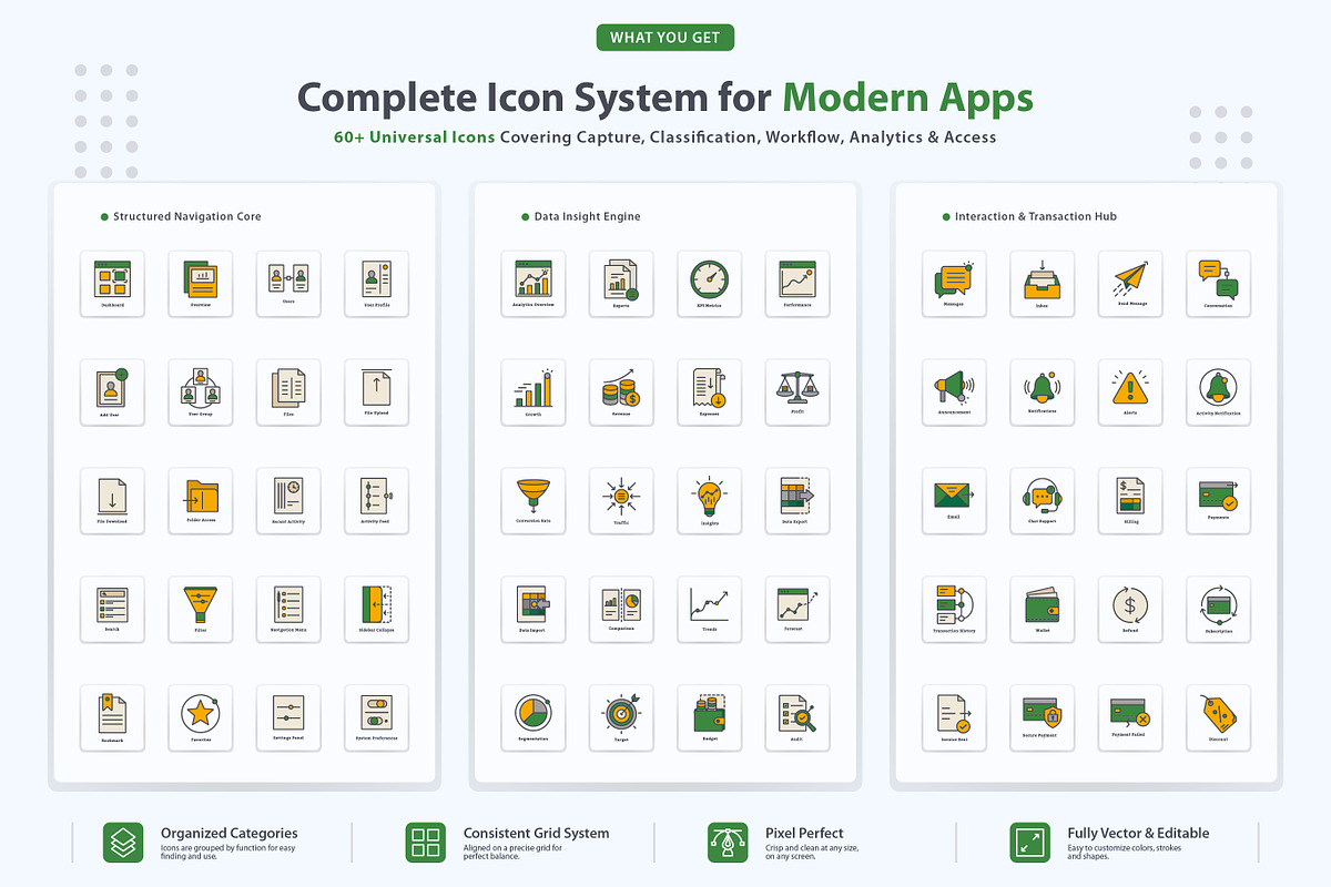 Enterprise Workflow Icons Pack, an Outline Icon by vexper (Photo 3 of 8)