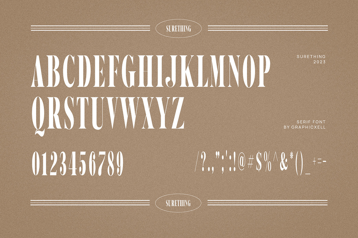 SureThing Elegant Serif Font, a Serif Font by Graphicxell (Photo 10 of 10)