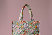 Quilted Tote Bag Mockup PSD, a Product Mockup by 1001 mockups (Thumbnail 10 of 10)