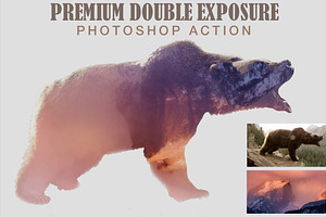 Double Exposure Photoshop Action