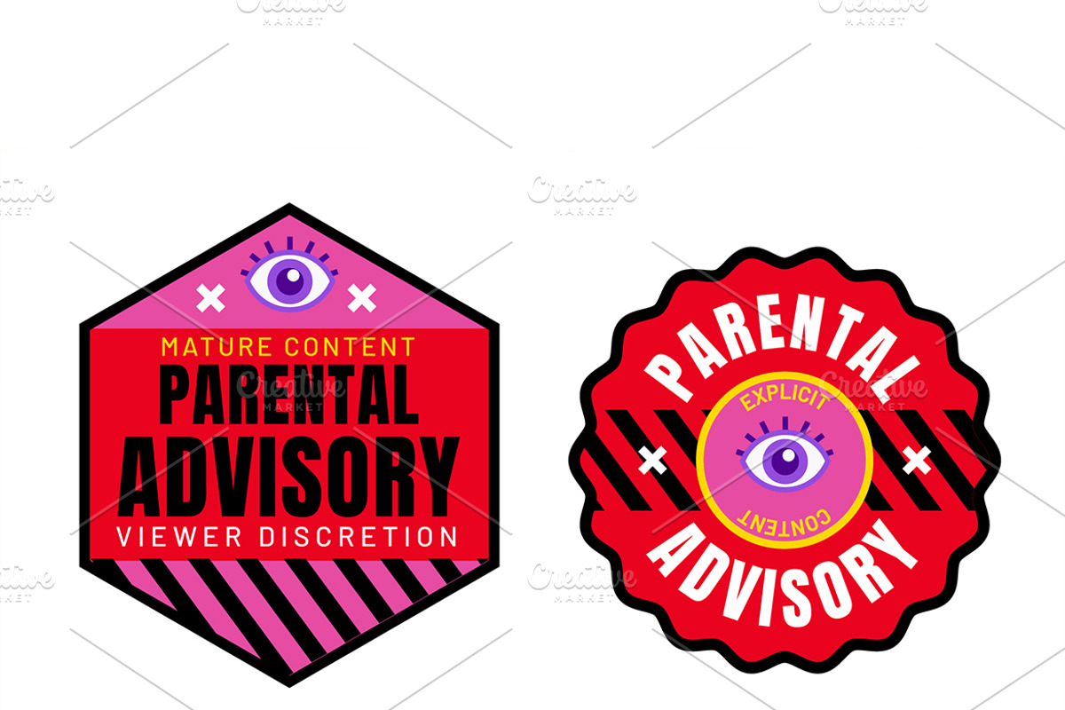 Parental Advisory Label Collection, an Object Graphic by MISS CHATZ (Photo 3 of 3)