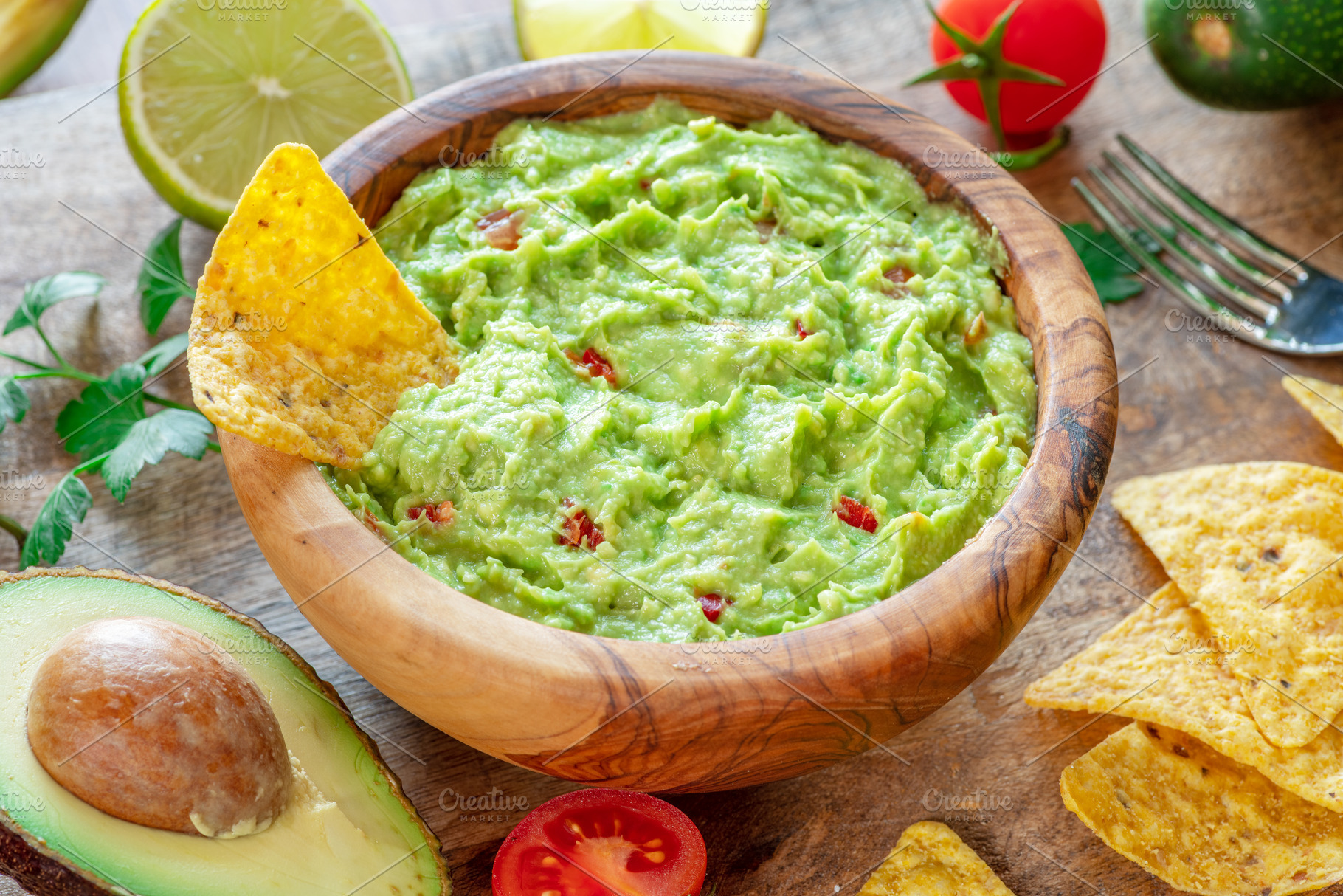 Guacamole, guacamole ingredients, a Food & Drink Photo by Volff
