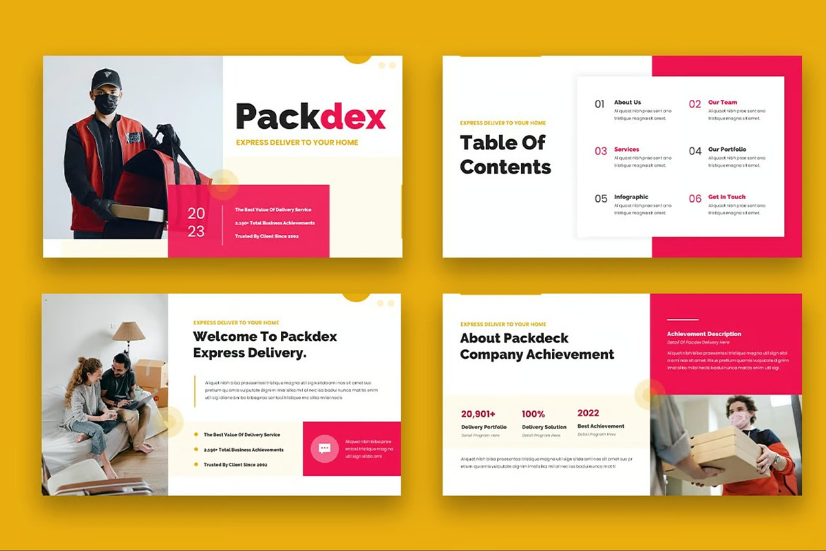 Packdex  Express Delivery Powerpoint, a Presentation Template by Fit-tee (Photo 2 of 6)