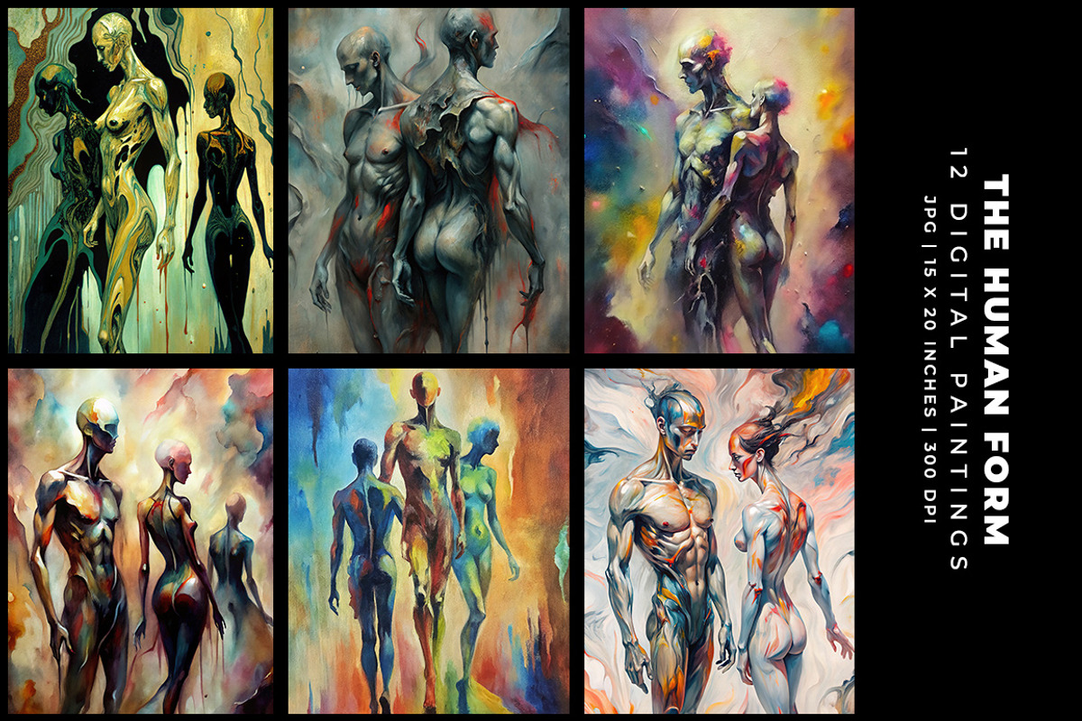 The Human Form, a Decorative Illustration by Digital Art Creations (Photo 2 of 6)