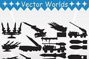 Rocket Launcher Missile Svg, an Object Graphic by VectorWorlds (Thumbnail 2 of 3)