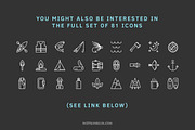 10 Outdoor Adventure Insignias, an Object Graphic by Wes Franklin (Thumbnail 5 of 5)