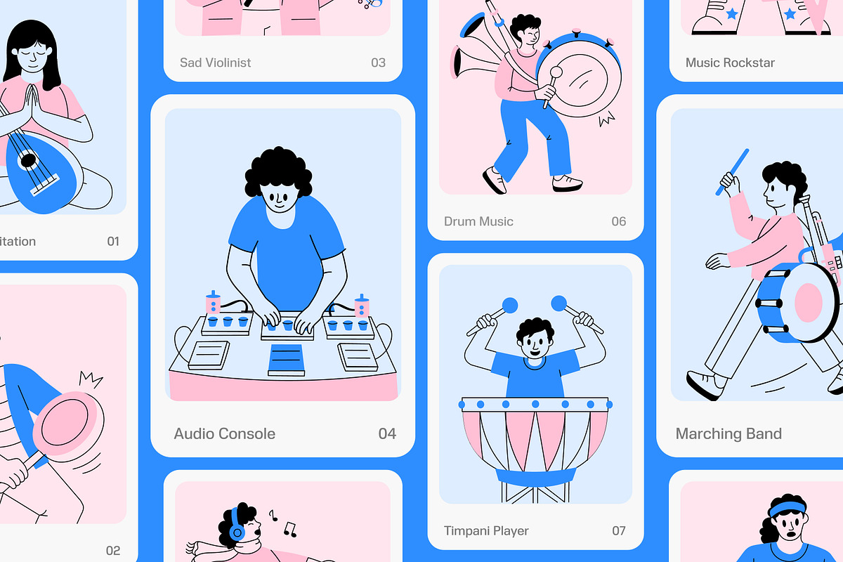 Musician Illustration Art, a Person Illustration by Vectors Market (Photo 5 of 9)