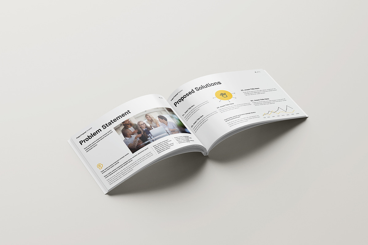 Project Proposal Template, a Brochure Template by GoldenGrid Studio (Photo 3 of 8)