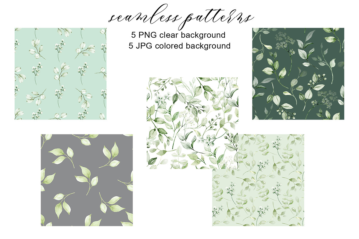 Leaves clipart set, Alphabet png., an Invitation Template by Larisa Maslova (Photo 10 of 13)