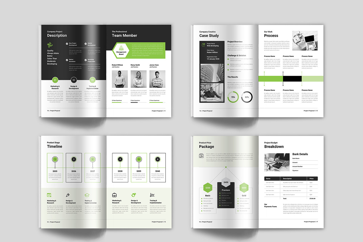 Proposal Template | InDesign + Canva, a Brochure Template by Spark_Creative (Photo 13 of 14)
