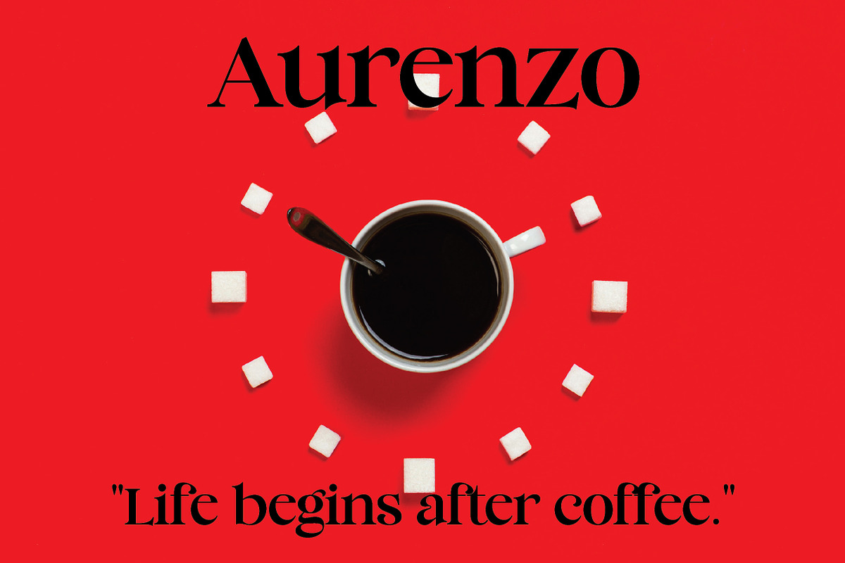Aurenzo | Classic Serif Typeface, a Serif Font by Artdez (Photo 3 of 4)