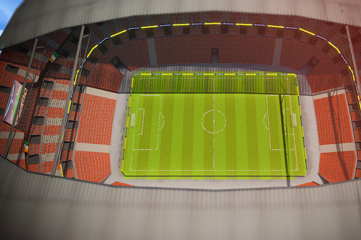 Football stadium game ready 3D-Model, an Architecture 3D Model by 3DGeeq (Photo 15 of 18)
