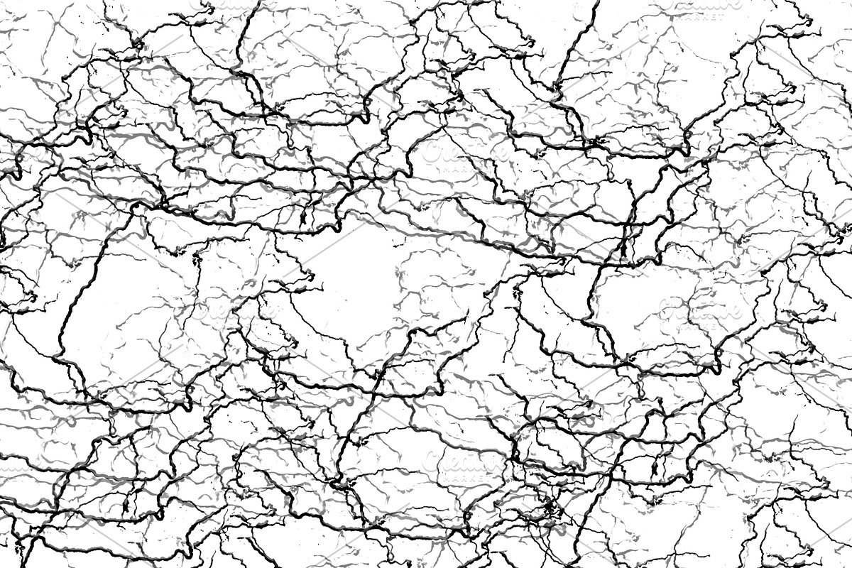 Black Cracks, a Texture Graphic by LaConnie Creations