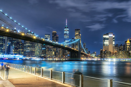 New York City Skyline at Night