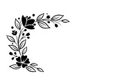 Floral Corner Ornament Clipart Bundl, an Illustration by Creativeshirt (Thumbnail 27 of 48)