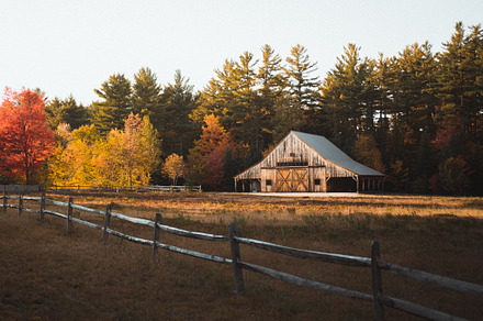 Classic Fall Barn