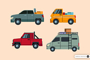 Road Trip Car Illustration Set, an Object Graphic by SLAB! Design (Thumbnail 2 of 3)