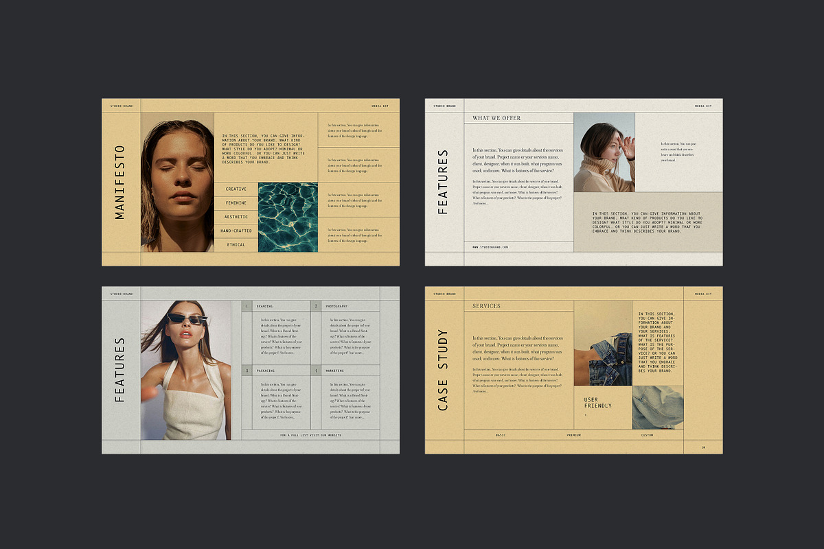 COS | Media Kit | Canva & InDesign, a Magazine Template by Studio Brand (Photo 5 of 9)